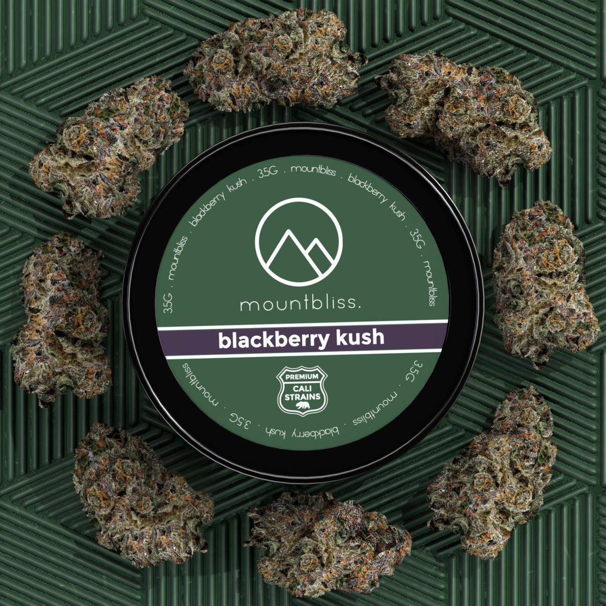 Blackberry Kush 3.5G THC Cali Flower